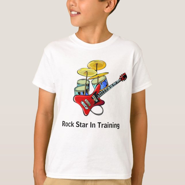 Rock Star In Training T-Shirt (Front)