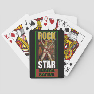 ROCK STAR INDICA SATIVA PLAYING CARDS