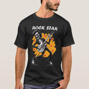 Rock Star Men Black  T-Shirt