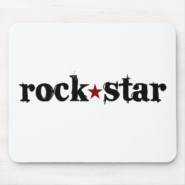 Rock Star Mouse Pad (Front)