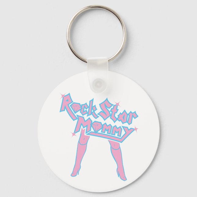 Rock Star Mummy Key Ring (Front)