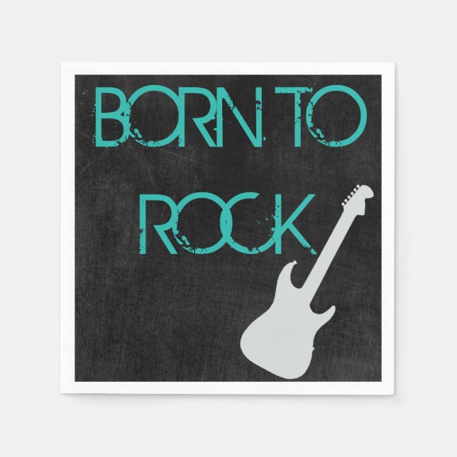Rock Star Napkins (Front)