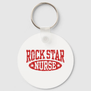 Rock Star Nurse Key Ring