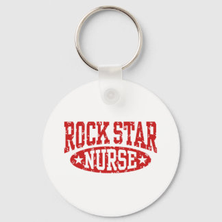 Rock Star Nurse Key Ring