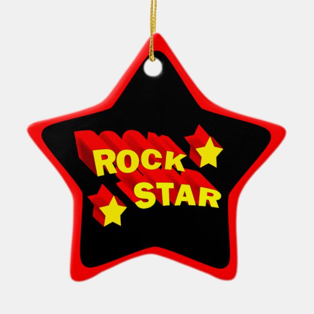 Rock Star Ornament (Front)