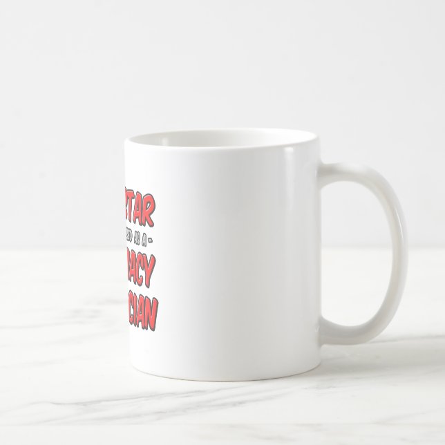 Rock Star .. Pharmacy Technician Coffee Mug (Right)