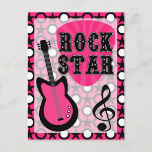 Rock Star Postcard