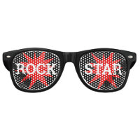 ROCK STAR retro Shades / Fun Party Sunglasses
