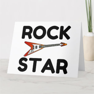 Rock Star Thank You Card