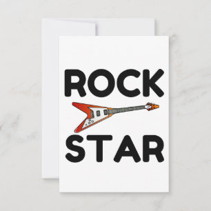 Rock Star Thank You Card