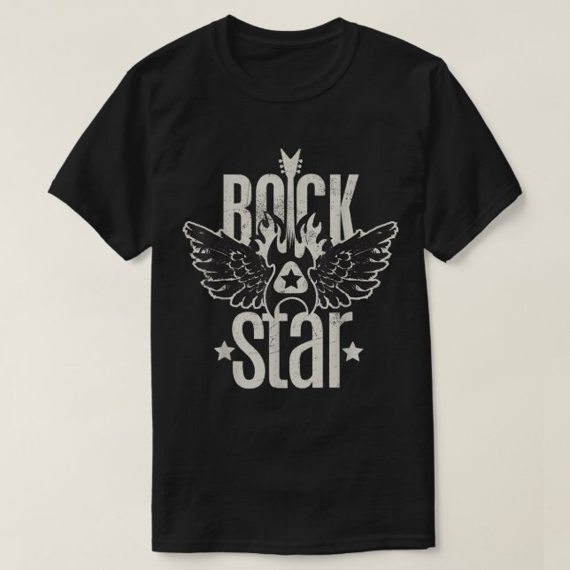 Rock Star Vintage T-Shirt (Design Front)