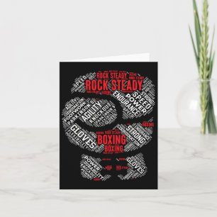 Rock Steady Boxing Glove Parkinson's Card