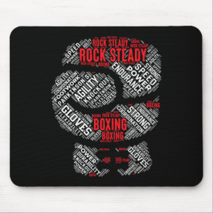 Rock Steady Boxing Glove Parkinson's Mouse Pad
