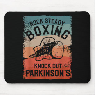 Rock Steady Boxing Knock Out Parkinsons Awareness  Mouse Pad