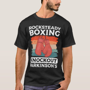 Rock Steady Boxing Knock Out Parkinson's Awareness T-Shirt