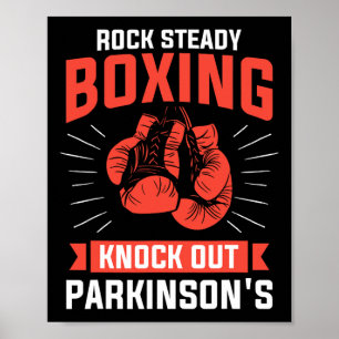 Rock Steady Boxing Knock Out Parkinson's Boxer Poster