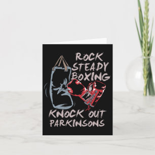 Rock Steady Boxing Knock Out Parkinsons Card