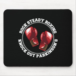 Rock Steady Boxing Knock Out Parkinsons Fighter Re Mouse Pad