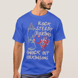 Rock Steady Boxing Knock Out Parkinsons Fighter  T-Shirt