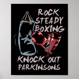 Rock Steady Boxing Knock Out Parkinsons  Poster