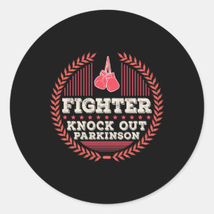 Rock Steady Boxing Parkinson. Parkinsons Awareness Classic Round Sticker