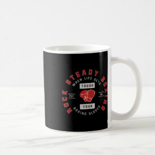 Rock Steady Boxing Parkinson's When Life Gets Toug Coffee Mug
