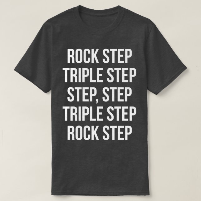 Rock Step Swing Dance  T-Shirt (Design Front)