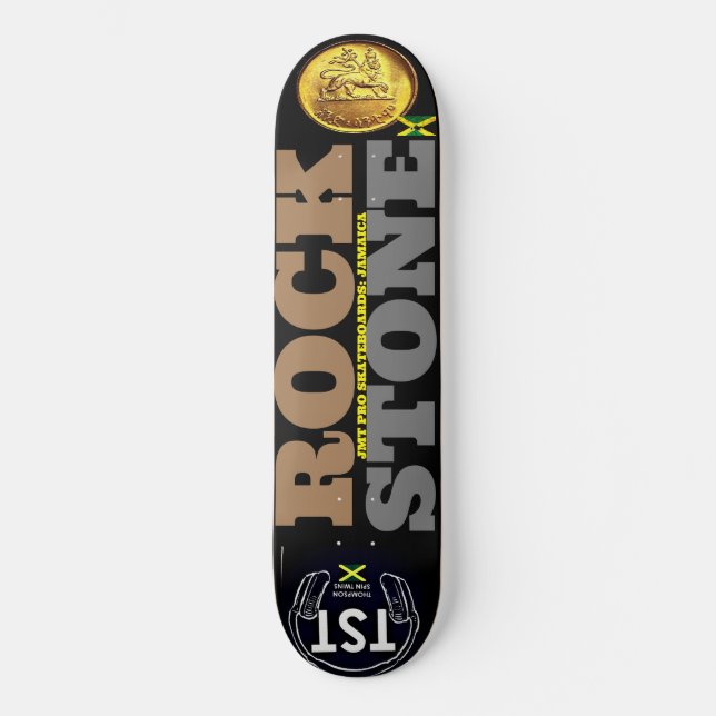 ROCK STONE  OFFICIAL JMT 8 1/4" Skateboard Deck (Front)