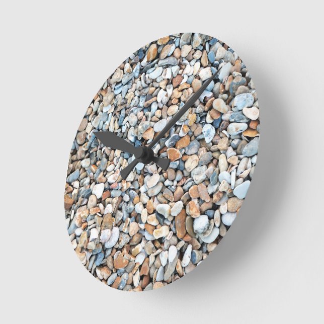 Rock Stones Round Clock (Angle)