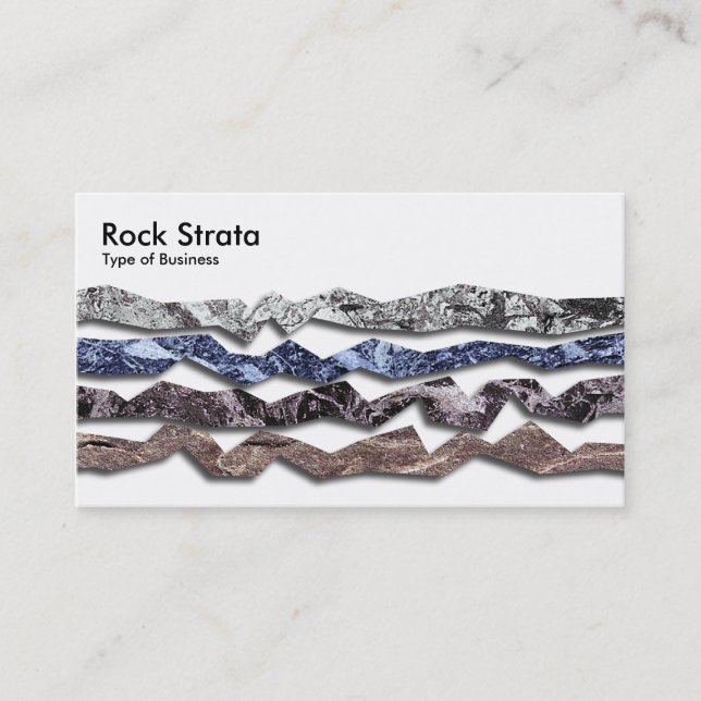 Rock Strata 02 Business Card (Front)