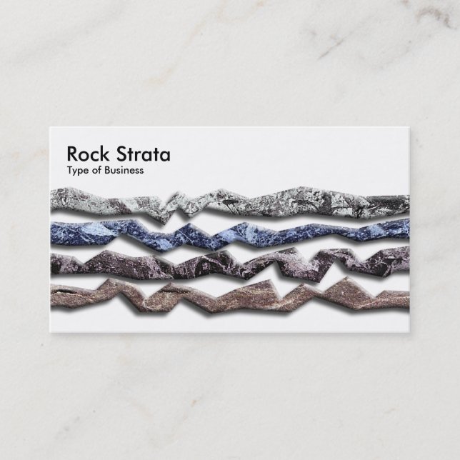 Rock Strata 03 Business Card (Front)