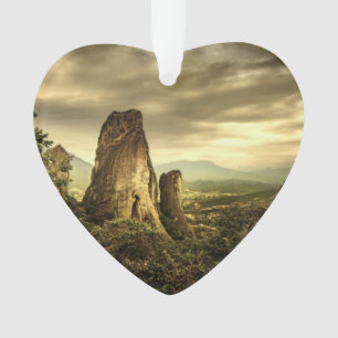 Rock Sunset in Greece Ornament