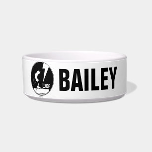 Rock Tees   Snoopy Howling   Add Your Name Bowl