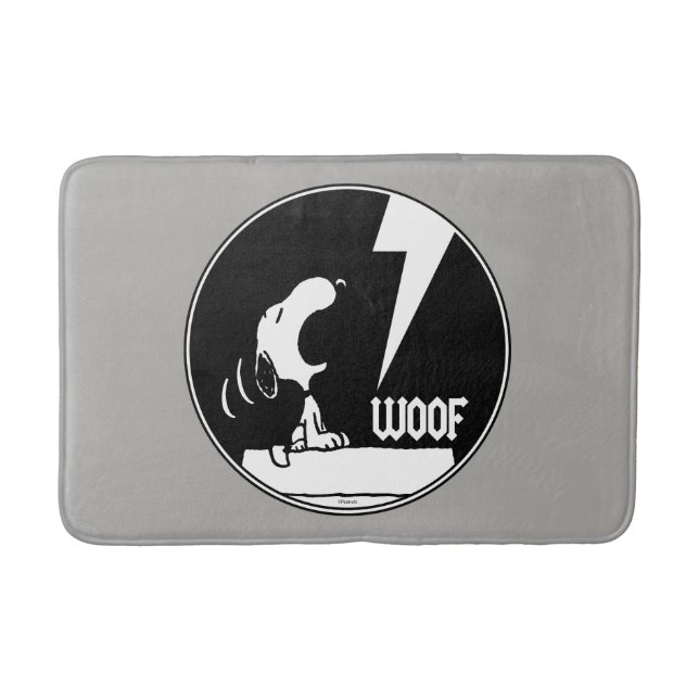 Rock Tees | Snoopy Howling Bath Mat (Front)