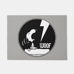 Rock Tees   Snoopy Howling Doormat
