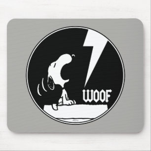 Rock Tees   Snoopy Howling Mouse Pad