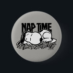 Rock Tees | Snoopy Nap Time 6 Cm Round Badge<br><div class="desc">This Peanuts artwork features Snoopy taking a nap created in a rock music design style.</div>