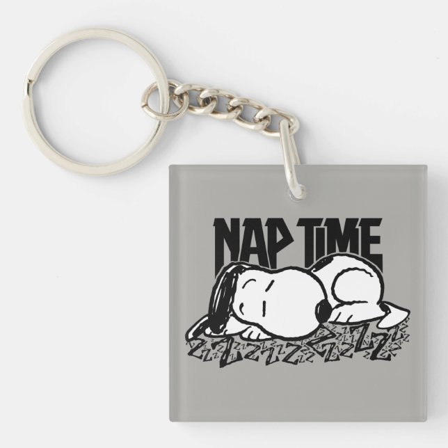 Rock Tees | Snoopy Nap Time Key Ring (Front)