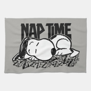 Rock Tees   Snoopy Nap Time Tea Towel