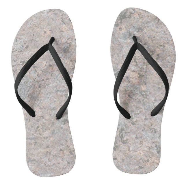 Rock Texture Geology Photo Thongs (Footbed)