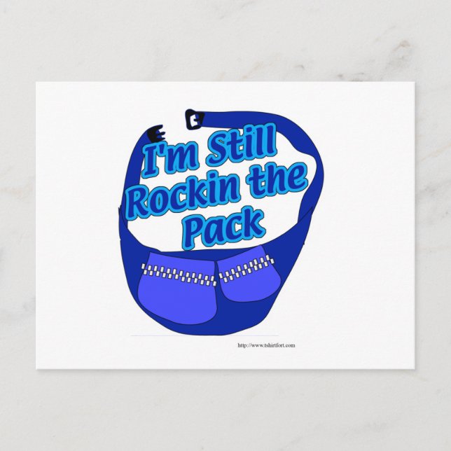 Rock that Pack! Postcard (Front)