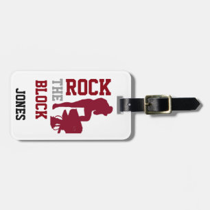 Rock The Block Swimmers Bag Tag