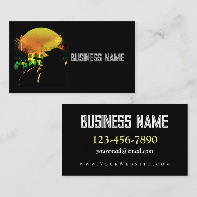 Rock The Crowd Business Card (Front/Back)