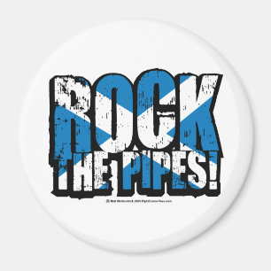Rock the Pipes Magnet