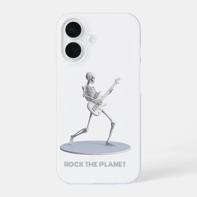 Rock The Planet iPhone 16 Case (Back)