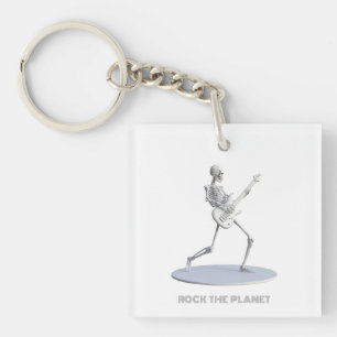 Rock The Planet Key Ring