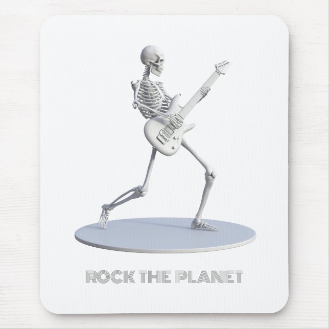 Rock The Planet Mouse Pad (Front)