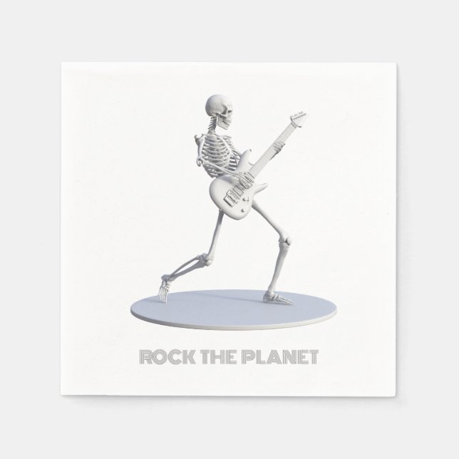 Rock The Planet Napkin (Front)
