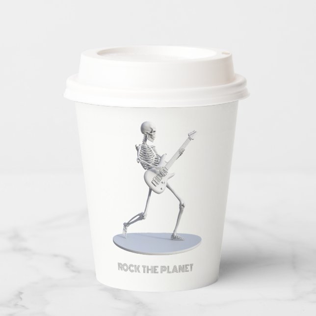 Rock The Planet Paper Cups (Front)