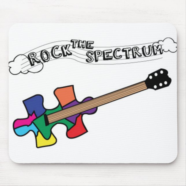 Rock the Spectrum logo Mouse Pad (Front)
